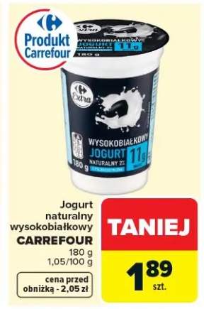 Jogurt naturalny wysokobiałkowy