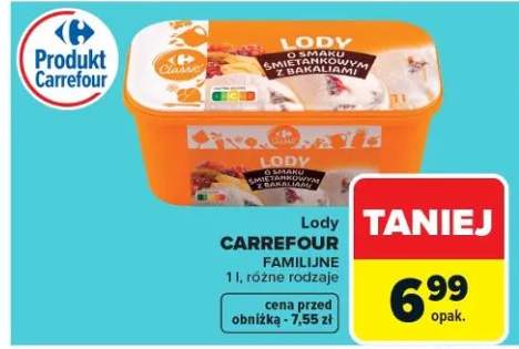 Lody carrefour familijne