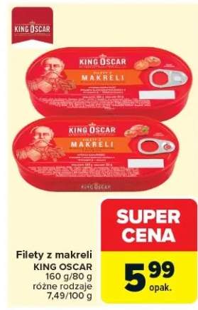 Filety z makreli różne rodzaje