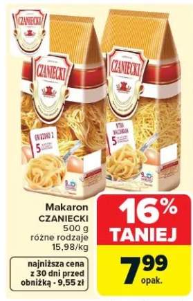 Makaron różne rodzaje