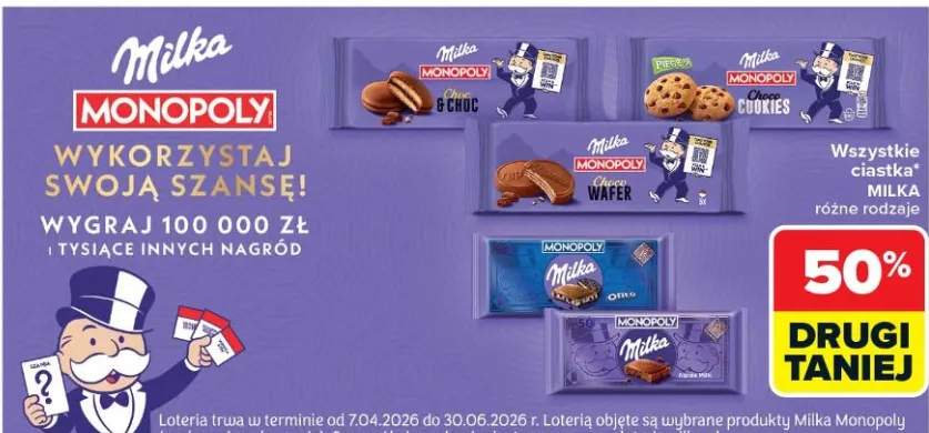 Czekolada Monopoly Linie & Choc różne rodzaje