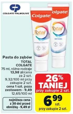 Pasta do zębów Total Original Protection