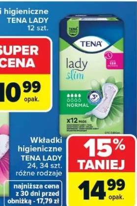 Wkładki higieniczne Lady Slim Normal