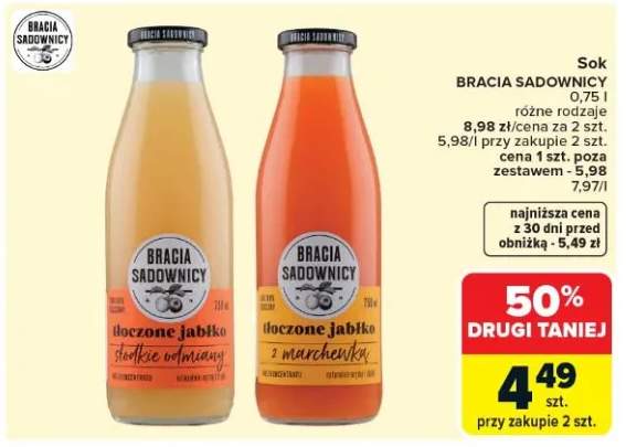 Sok tłoczone jabłko słodkie odmiany