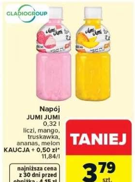 Napój liczi, mango, truskawka, ananas, melon