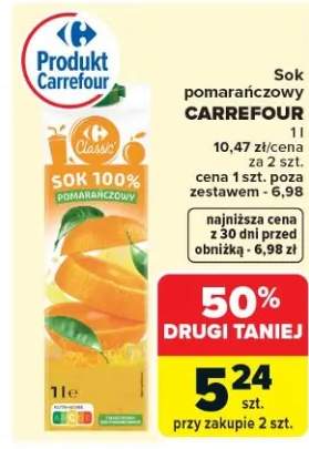 Sok pomarańczowy 100%