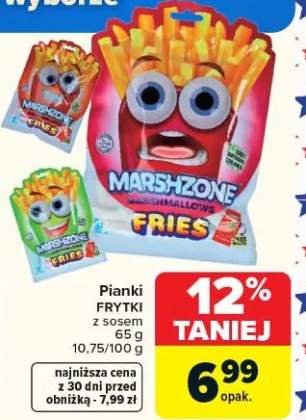 Pianki frytki z sosem