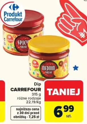 Dip Carrefour różne rodzaje