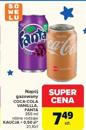Napój gazowany Coca-Cola Vanilla
