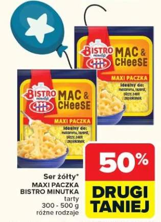 Ser żółty Maxi Paczka Bistro Minutka Mac & Cheese