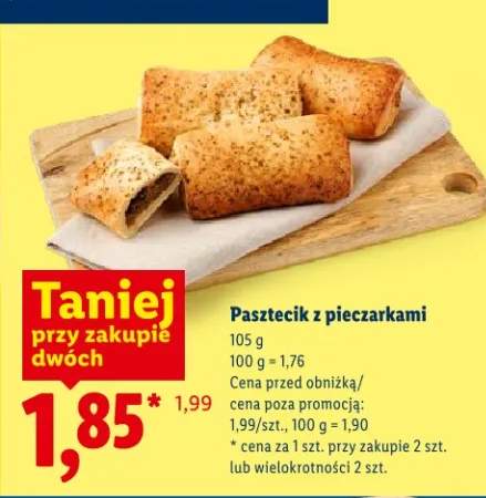 Pasztecik z pieczarkami