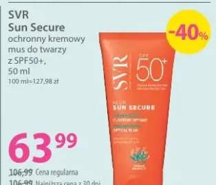 Ochronny kremowy mus do twarzy z SPF50+