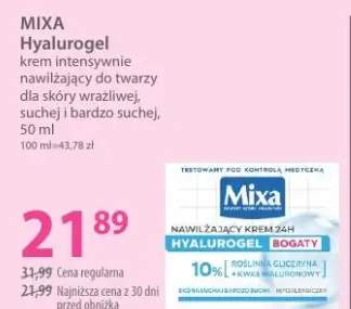 Hyalurogel kremy intensywnie nawilżający do twarzy dla skóry wrażliwej, suchej i bardzo suchej