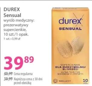 Sensual wyrób medyczny: prezerwatywy supercienkie