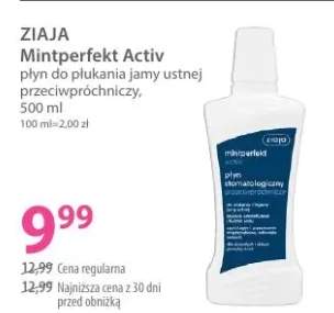 Mintperfekt Activ płyn do płukania jamy ustnej przeciwpróchniczny