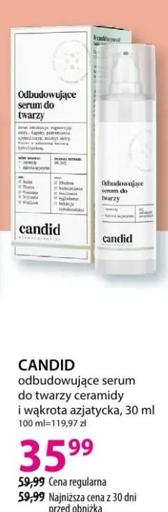 Odbudowujące serum do twarzy ceramidy i wąkrota azjatycka