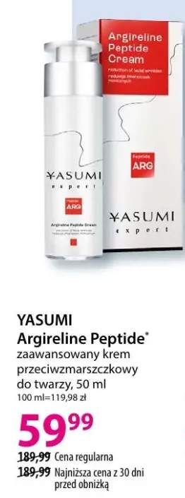 Argireline Peptide zaawansowany krem przeciwzmarszczkowy do twarzy