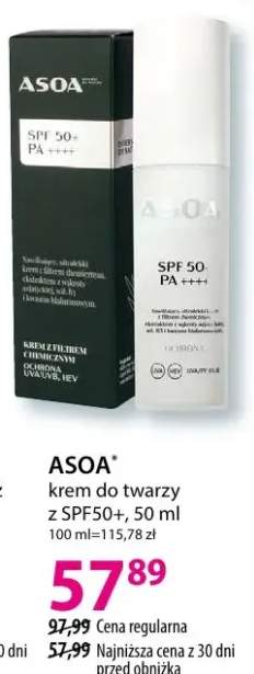 Krem do twarzy z SPF50+