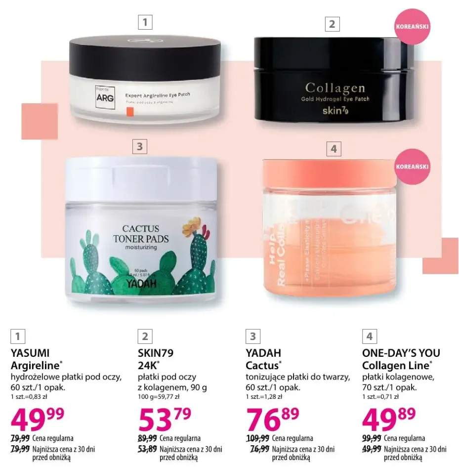 Hydrożelowe płatki pod oczy