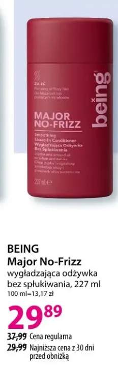 Odżywka wygładzająca bez spłukiwania