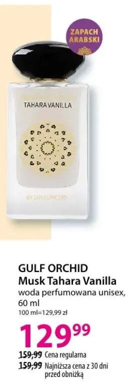 Woda perfumowana unisex Musk Tahara Vanilla