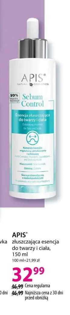 Złuszczająca esencja do twarzy i ciała