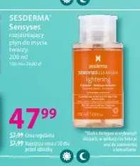 Sensyses rozjaśniający płyn do mycia twarzy