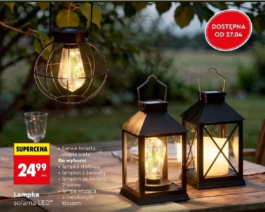 Lampka solarna LED