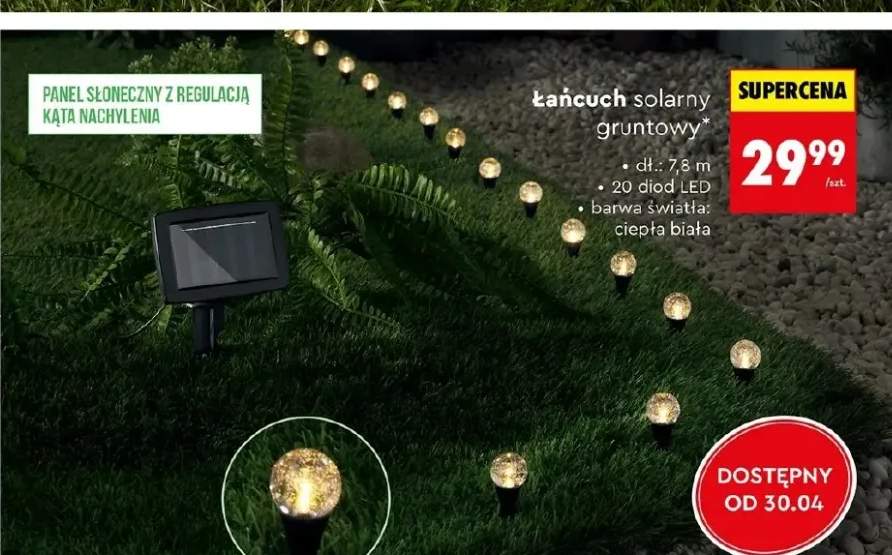 Łańcuch solarny gruntowy