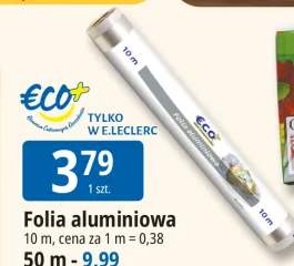 Folia aluminiowa 10 m, cena za 1 m = 0,38