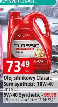 Olej silnikowy Classic Semisynthetic 10W-40