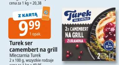 Ser camembert na grill żurawina