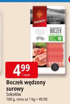 Boczek wędzony surowy