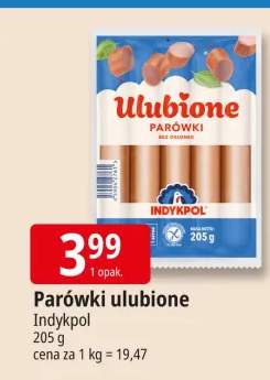 Parówki ulubione bez osłonek