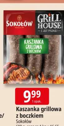 Kaszanka grillowa z boczkiem