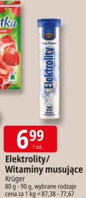 Elektrolity witaminy musujące