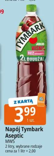 Napój Tymbark Aseptic jabłko wiśnia