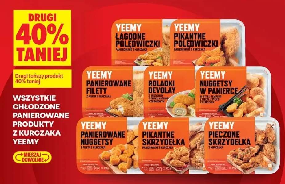 Polędwiczki łagodne panierowane z kurczaka