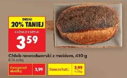 Chleb nowodworski z makiem