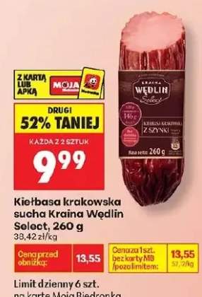 Kiełbasa krakowska sucha Select