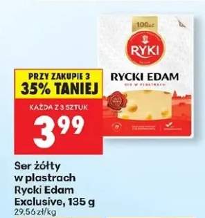 Ser żółty w plastrach Exclusive