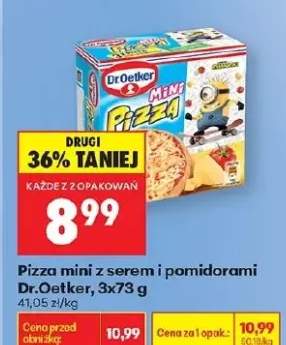 Pizza mini z serem i pomidorami