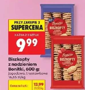 Biszkopty z nadzieniem jagodowe