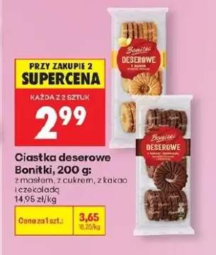 Ciastka deserowe z masłem