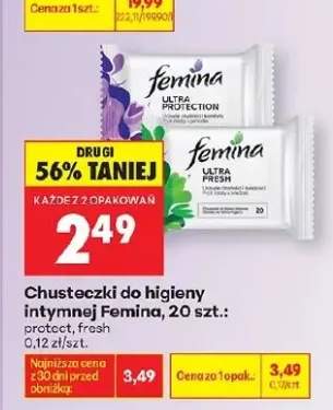 Chusteczki do higieny intymnej protect