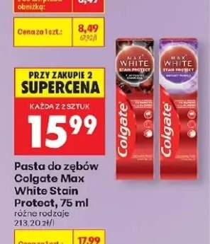 Pasta do zębów Max White Stain Protect różne rodzaje