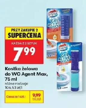 Kostka żelowa WC Gel Active Discs