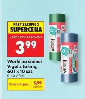 Worki na śmieci z taśmą