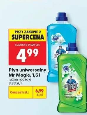 Płyn uniwersalny Mr Magic różne rodzaje