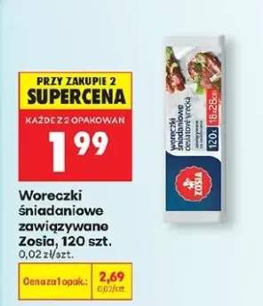 Woreczki śniadaniowe zawiązywane